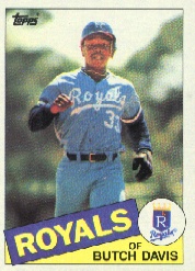 1985 Topps Baseball Cards      049      Butch Davis